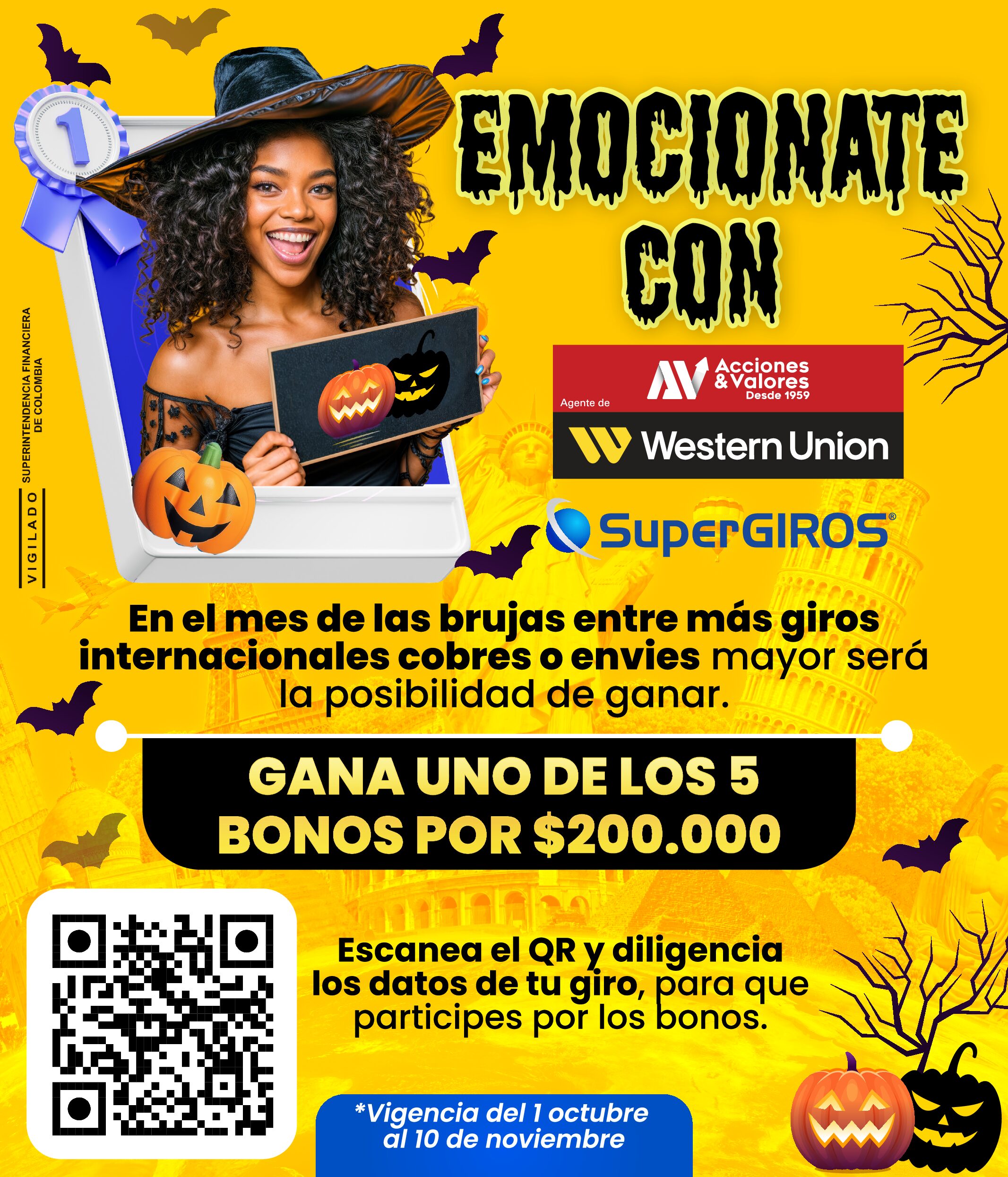 EMOCIONATE CON WESTERN UNION Y SuperGIROS